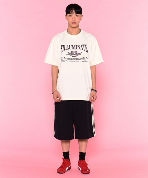 F.ILLUMINATE(フィルミネイト)の「インターナショナルラウンドTシャツ-ブルー(Tシャツ/カットソー・レディース・その他・MEDIUM/LARGE/SMALL)」の7枚目の写真