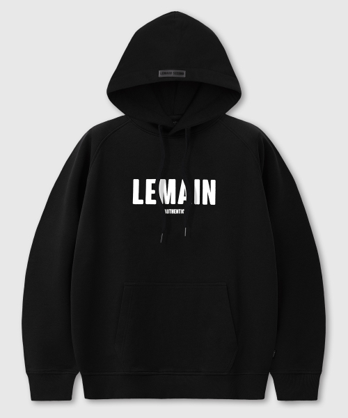 LEMAIN SECOND（リメインセカンド）の「OVERFIT SIGNATURE LOGO HOODIE [BLACK] - FLEECE ver（パーカー・レディース・その他・MEDIUM/LARGE/SMALL）」の4枚目の写真