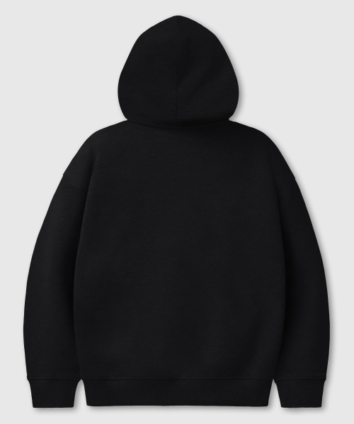 LEMAIN SECOND（リメインセカンド）の「OVERFIT SIGNATURE LOGO HOODIE [BLACK] - FLEECE ver（パーカー・レディース・その他・MEDIUM/LARGE/SMALL）」の5枚目の写真
