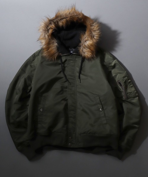 セール】SITRY Heavy Nylon Twill N-2B Flight Jacket/別注 ヘビー