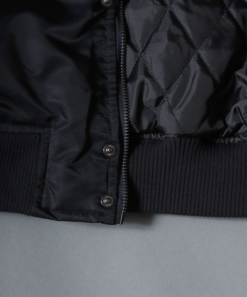 SITRY（シトリー）の「SITRY Heavy Nylon Twill N-2B Flight Jacket/別注 ヘビーナイロンツイル N-2B フライトジャケット ブルゾン（ミリタリージャケット・メンズ・ブラック/オリーブ・M/L/LL）」の14枚目の写真