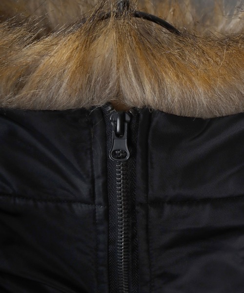 SITRY(シトリー)の「SITRY Heavy Nylon Twill N-2B Flight Jacket/別注 ヘビーナイロンツイル N-2B フライトジャケット ブルゾン(ミリタリージャケット・メンズ・ブラック/オリーブ・M/L/LL)」の21枚目の写真