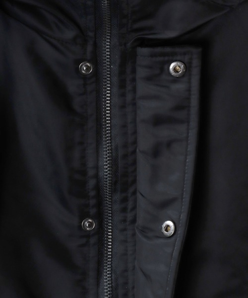 SITRY（シトリー）の「SITRY Heavy Nylon Twill N-2B Flight Jacket/別注 ヘビーナイロンツイル N-2B フライトジャケット ブルゾン（ミリタリージャケット・メンズ・ブラック/オリーブ・M/L/LL）」の22枚目の写真