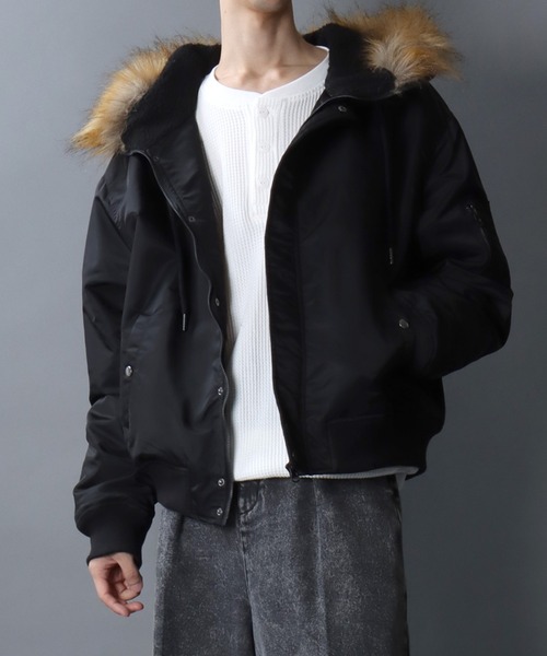 セール】SITRY Heavy Nylon Twill N-2B Flight Jacket/別注 ヘビー