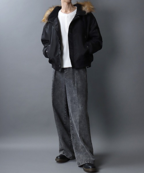 セール】SITRY Heavy Nylon Twill N-2B Flight Jacket/別注 ヘビー