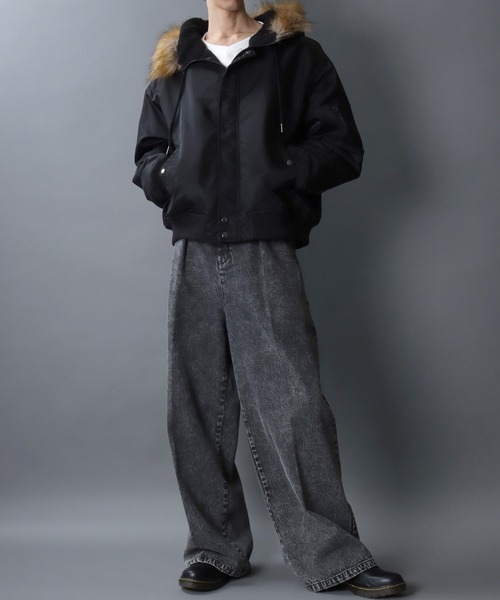 セール】SITRY Heavy Nylon Twill N-2B Flight Jacket/別注 ヘビー