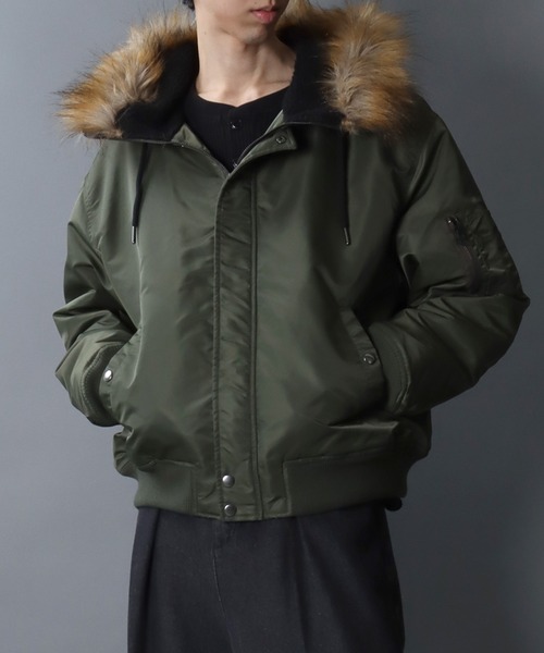 セール】SITRY Heavy Nylon Twill N-2B Flight Jacket/別注 ヘビー