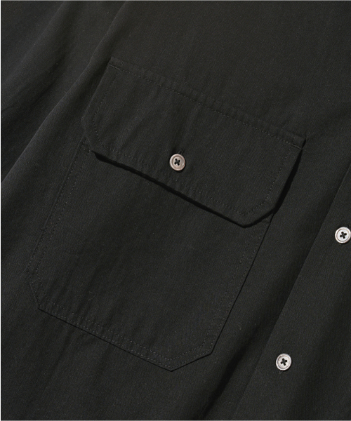 OUTSTANDING(アウトスタンディング)の「CHAIN STITCH OPEN COLLAR SHIRT_BLACK(シャツ/ブラウス・メンズ・その他・SMALL/MEDIUM/LARGE)」の4枚目の写真