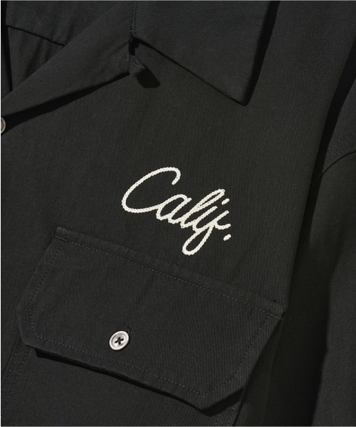 OUTSTANDING(アウトスタンディング)の「CHAIN STITCH OPEN COLLAR SHIRT_BLACK(シャツ/ブラウス・メンズ・その他・SMALL/MEDIUM/LARGE)」の5枚目の写真