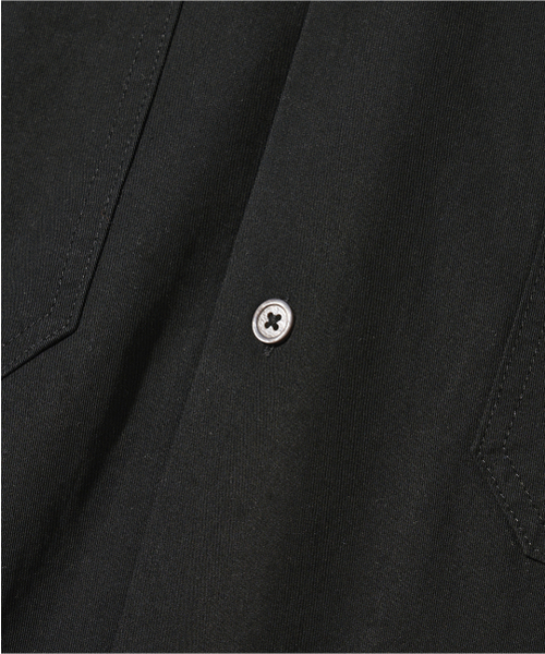 OUTSTANDING(アウトスタンディング)の「CHAIN STITCH OPEN COLLAR SHIRT_BLACK(シャツ/ブラウス・メンズ・その他・SMALL/MEDIUM/LARGE)」の6枚目の写真