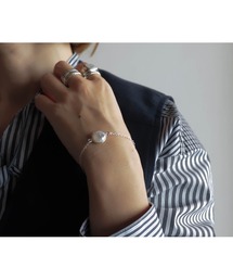 rapiecage | 淡水パールフレームチェーンブレスGC(ブレスレット)