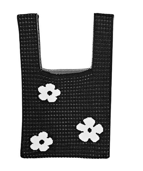 ONEP STAR(ワンピスター)の「選べる2TYPE×クロシェ編みバッグ(ハンドバッグ・レディース・ピンク/グリーン/ホワイト系その他/パープル系その他/パープル/グリーン系その他/ローズ系/ブラック/ピンク系その他/オフホワイト/ブラック系その他/ローズ・FREE)」の18枚目の写真
