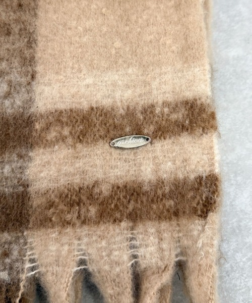 archives（アルシーヴ）の「チェックストール（マフラー・レディース・ピンク/ブラウン/ブラック/ベージュ・FREE）」の9枚目の写真