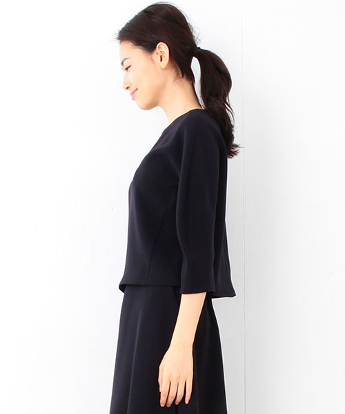 BEAMS - ダブルクロスプルオーバーブラウス Demi-Luxe BEAMS（デミルクス ビームス）の「Demi-Luxe BEAMS