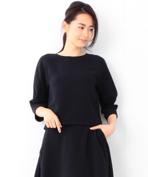 BEAMS - ダブルクロスプルオーバーブラウス Demi-Luxe BEAMS（デミルクス ビームス）の「Demi-Luxe BEAMS