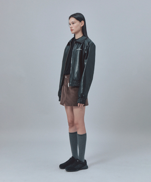 Rest&Recreation(レストアンドレクリエーション)の「FAUX LEATHER BLOUSON - BLACK(ライダースジャケット・レディース・その他・ONE)」の4枚目の写真