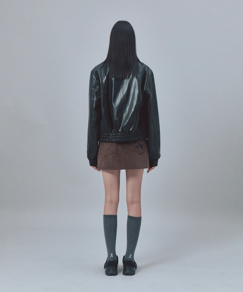 Rest&Recreation(レストアンドレクリエーション)の「FAUX LEATHER BLOUSON - BLACK(ライダースジャケット・レディース・その他・ONE)」の5枚目の写真