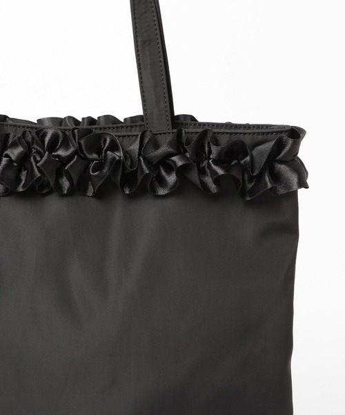 GLOBAL WORK（グローバルワーク）の「撥水セレモニーフリルトート/603657（トートバッグ・レディース・ブラック系/ブラック系9・ONE SIZE）」の16枚目の写真