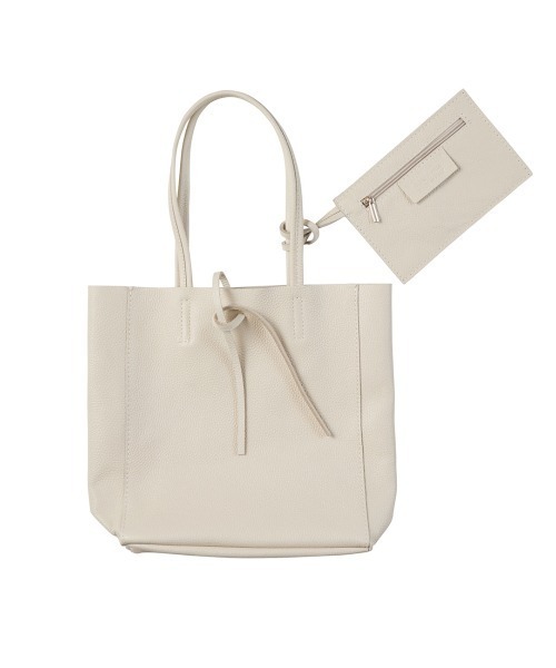 MARLON FIRENZE（マーロンフィレンツェ）の「Midium Tote Bag With Pouch（トートバッグ・レディース・キャメル/グリーン/ベージュ/ゴールド/グレー/グレイッシュブルー/シルバー/ライトベージュ/ブラック/ブラウン・ONE SIZE）」の12枚目の写真