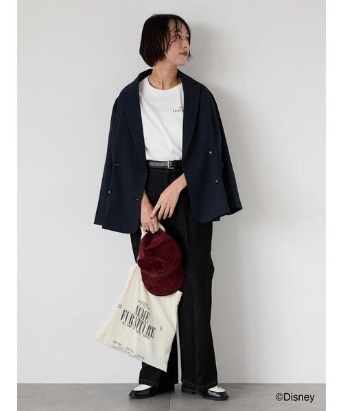 Lugnoncure（ルノンキュール）の「【Disney】FANTASIA/ラグランTシャツ1（Tシャツ/カットソー・レディース・オフホワイト/チャコールグレー/ブラック・F）」の5枚目の写真