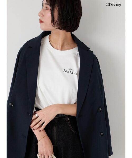 Lugnoncure（ルノンキュール）の「【Disney】FANTASIA/ラグランTシャツ1（Tシャツ/カットソー・レディース・オフホワイト/チャコールグレー/ブラック・F）」の7枚目の写真