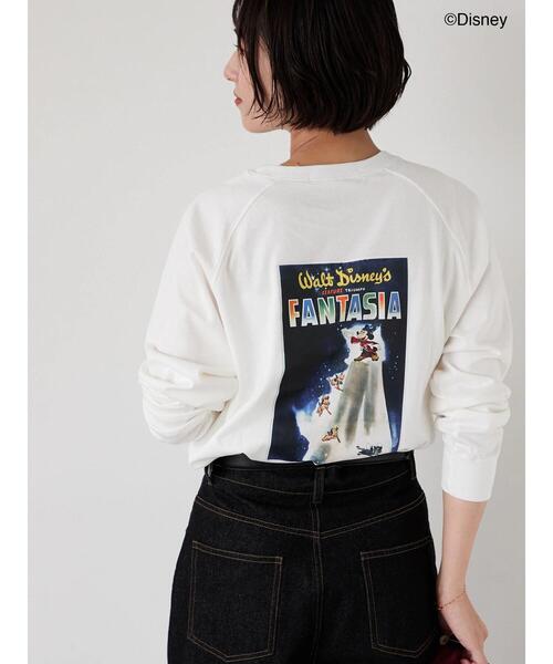 Lugnoncure（ルノンキュール）の「【Disney】FANTASIA/ラグランTシャツ1（Tシャツ/カットソー・レディース・オフホワイト/チャコールグレー/ブラック・F）」の10枚目の写真