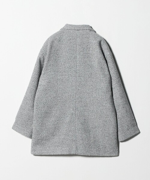 A DAY IN THE LIFE UNITED ARROWS(アデイインザライフユナイテッドアローズ)の「ループ ツイードライク テーラードコート <A DAY IN THE LIFE>(その他アウター・レディース・ライトグレー/ブラック/モカ・FREE)」の12枚目の写真