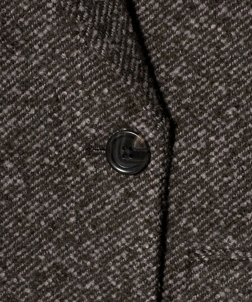 A DAY IN THE LIFE UNITED ARROWS(アデイインザライフユナイテッドアローズ)の「ループ ツイードライク テーラードコート <A DAY IN THE LIFE>(その他アウター・レディース・ライトグレー/ブラック/モカ・FREE)」の5枚目の写真