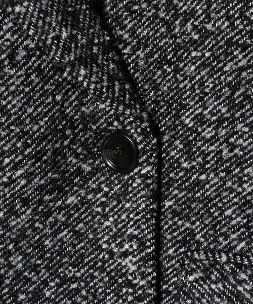 A DAY IN THE LIFE UNITED ARROWS(アデイインザライフユナイテッドアローズ)の「ループ ツイードライク テーラードコート <A DAY IN THE LIFE>(その他アウター・レディース・ライトグレー/ブラック/モカ・FREE)」の9枚目の写真