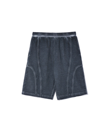 WORMHOLE WASHED SHORT PANTS DARK GREY