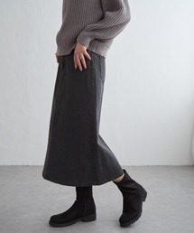 ikka | デニムロングスカート(デニムスカート)
