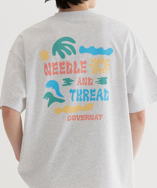 COVERNAT(カバーナット)の「クールコットンドゥードルトロピカルグラフィックTシャツヘザーグレー(Tシャツ/カットソー・レディース・その他・X-SMALL/SMALL/MEDIUM/LARGE/X-LARGE/XX-LARGE)」の8枚目の写真