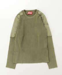 DIESEL オリーブ色 ニット セーター DIESEL オリーブ色 ニット セーター DIESEL｜ディーゼルのニット
