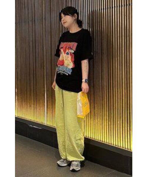MAINBOOTH（メインブース）の「[パトワマット] バーニングTシャツ(ブラック)（Tシャツ/カットソー・レディース・その他・2/3）」の4枚目の写真
