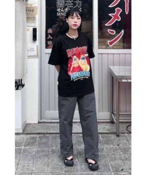 MAINBOOTH（メインブース）の「[パトワマット] バーニングTシャツ(ブラック)（Tシャツ/カットソー・レディース・その他・2/3）」の5枚目の写真