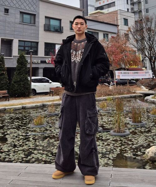 UNIFORM BRIDGE(ユニフォームブリッジ)の「nordic crewneck knit charcoal(ニット/セーター・メンズ・その他・LARGE/X-LARGE/XX-LARGE/SMALL/MEDIUM)」の3枚目の写真