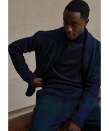 IOLO（イオロ）の「タータンショールカーディガン_グリーン（カーディガン/ボレロ）」