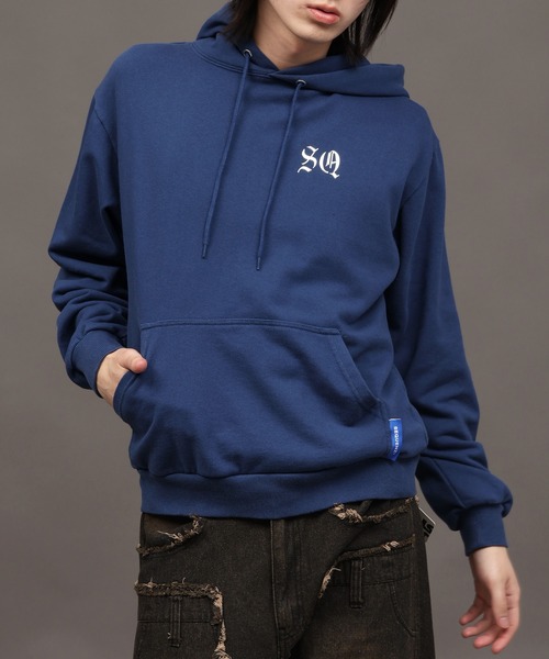 SEQUENZ(シークエンズ)の「【SEQUENZ/シークエンズ】SEE-THROUGH LOGO HOODIE(パーカー・メンズ・ブラウン/ネイビー/杢グレー/ブラック・S/M/L)」の20枚目の写真