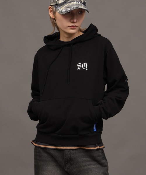 SEQUENZ/シークエンズ】SEE-THROUGH LOGO HOODIE（パーカー）｜SEQUENZ