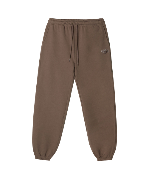 YALE(イェール)の「スモールツートンアーチスウェットパンツ_ブラウン(スウェットパンツ・レディース・その他・SMALL/MEDIUM/LARGE/X-LARGE)」の1枚目の写真
