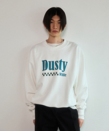 DUSTYWHITE（ダスティーホワイト）の「ホワイトダスティアートウィックスウェットシャツ（スウェット）」