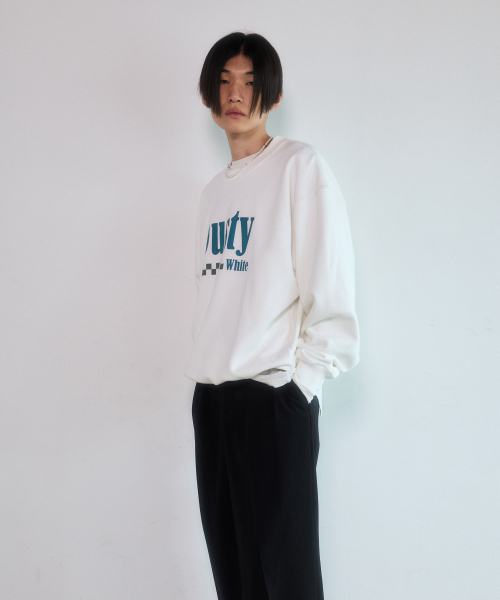 DUSTYWHITE（ダスティーホワイト）の「ホワイトダスティアートウィックスウェットシャツ（スウェット・メンズ・その他・MEDIUM/LARGE）」の6枚目の写真