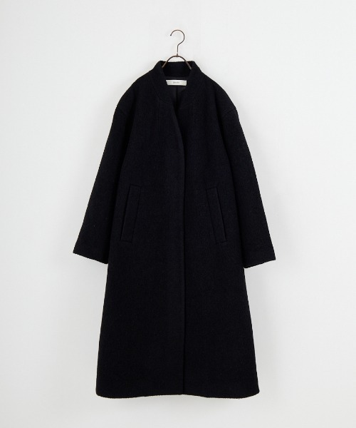 セール】[anuke/アンヌーク] ウール カラーレスコクーンコート（その他