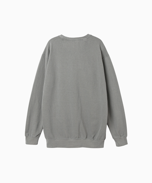 MENASOO(ミナス)の「Menasoo Pigment Oversized Sweatshirt_Gray(スウェット・レディース・ライトグレー・SMALL/MEDIUM)」の14枚目の写真