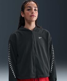 NIKE(�i�C�L)�̃i�C�L �X�|�[�c�E�F�A �K�[���Y Dri-FIT �t���[�X �p�[�J�[ / Nike Sportswear Girls' Dri-FIT Fleece Hoodie HV0734-010 Black(�p�[�J�[)