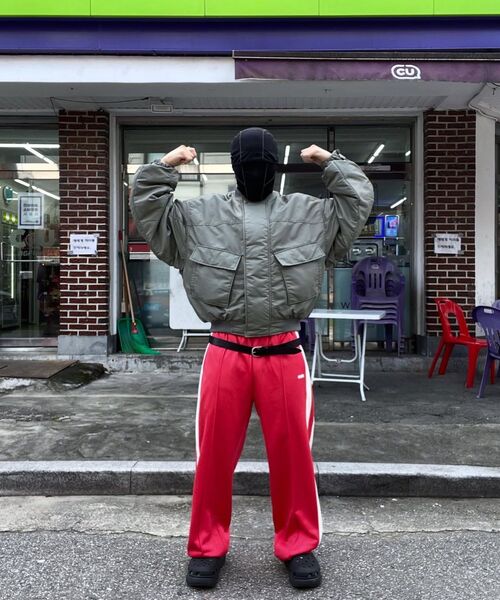 SUNDAY FRUIT MARKET（サンデーフルーツマーケット）の「SUNDAY JERSEY TRACK PANT RED（スウェットパンツ・メンズ・その他・LARGE/SMALL/MEDIUM）」の6枚目の写真