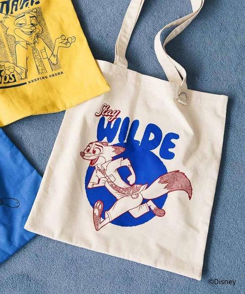 GLOBAL WORK(グローバルワーク)の「ズートピア/トートBAG/612817(トートバッグ・キッズ・イエロー/アイボリー/ブルー・ONE SIZE)」の5枚目の写真