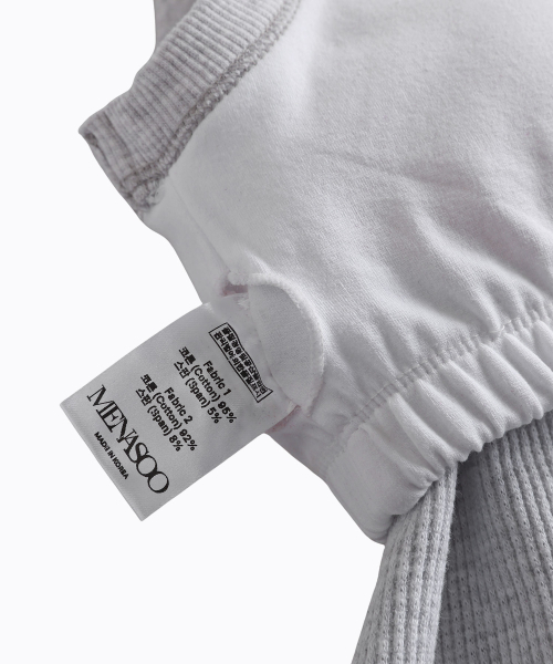 MENASOO（ミナス）の「Track Logo Reversible Waffle Sleeveless_White Melange（Tシャツ/カットソー・レディース・ホワイト・F）」の16枚目の写真