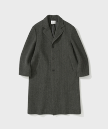 SHIRTER（シャーター）の「SINGLE CHESTER COAT (HBT BROWN)（チェスターコート）」