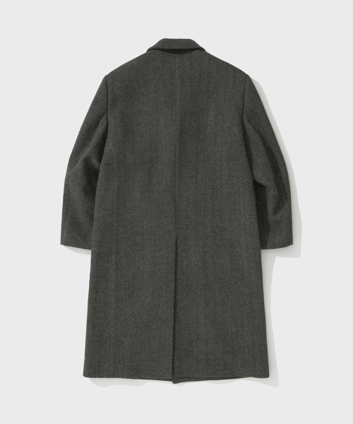 SHIRTER（シャーター）の「SINGLE CHESTER COAT (HBT BROWN)（チェスターコート・メンズ・その他・SMALL/MEDIUM/LARGE）」の2枚目の写真